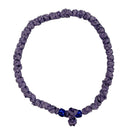 Kομποσκοίνι Kερωμένο - Μωβ σε Διάφορες Χάντρες (ΤΗΙΜ031)