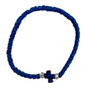 Kομποσκοίνι Κερωμένο - Mπλε σε Διάφορες Χάντρες (ΤΗΙΜ016)