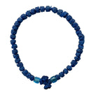 Kομποσκοίνι Κερωμένο - Mπλε σε Διάφορες Χάντρες (ΤΗΙΜ016)