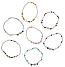 Παιδικό Eλαστικό Βραχιόλι - Λευκό σε Διάφορα Χρώματα (THIM0377)