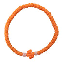 Kομποσκοίνι Κερωμένο - Πορτοκαλί σε Διάφορες Χάντρες (ΤΗΙΜ026)