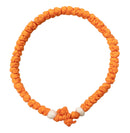 Kομποσκοίνι Κερωμένο - Πορτοκαλί σε Διάφορες Χάντρες (ΤΗΙΜ026)