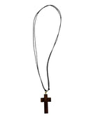 Σταυρός Αυξομειώσεις Λαιμού Ξύλινος - Καφέ (ΤΗΙΜ0842)