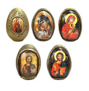 Πασχαλινό Χειροποίητο Αυγό 16.50/11.50cm Μεσαίο -  Σε Διάφορες Απεικονίσεις Αγίων