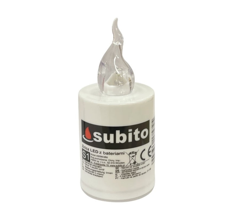Ηλεκτρικό Κερί SUBITO S1 - Λευκό