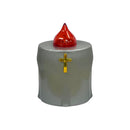 Ηλεκτρικό Πλαστικό Καντήλι "Eternal" με Διακόπτη (Α' Ποιότητας) - Μπλε