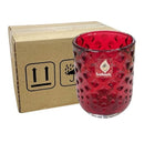 Κηροπήγιο Γυάλινο Bolsius Criss - Cross για Ρεσώ 75/55mm Κιβώτιο 6τμχ