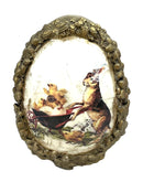 Πασχαλινό Χειροποίητο Αυγό 12/9cm Μικρό -  Σε Διάφορα Σχέδια