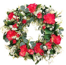 Στεφάνι Γαρύφαλλο-Γιασεμί 43cm (ΤΗΙΜ36028) - Ροζ