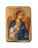 Ξύλινη Εικόνα Αρχάγγελος Μιχαήλ Προτομή με Διάσταση 7x10cm