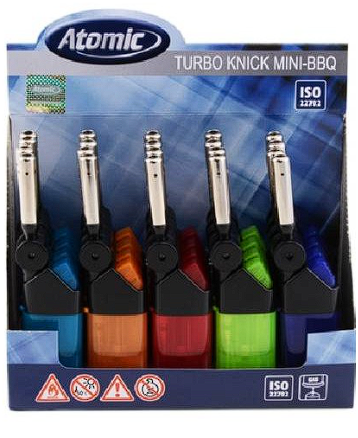 Αναπτήρας Σπαστός Ηλεκτρονικός 12.5cm Ημιδιάφανος Σε Διάφορα Χρώματα 20τμχ