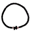 Kομποσκοίνι Κερωμένο - Με Ροζ Χάντρα (ΤΗΙΜ015)