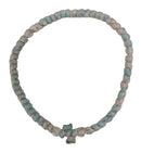 Kομποσκοίνι Kερωμένο - Δίχρωμο με Χάντρα (THIM302)