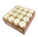 Ρεσώ 48άδα Bolsius 8 Ωρών Clear Cup - Λευκό