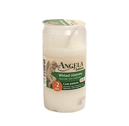 Φυτικό Κερί Διαρκείας Angela Bolsius ~2 Hμερών - Λευκό