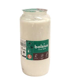 Φυτικό Κερί Διαρκείας 5 Bolsius ~100 Ωρών - Λευκό (Κιβώτιο 24τμχ)