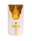 Ηλεκτρικό Κερί SUBITO C707 - Λευκό Χρυσό