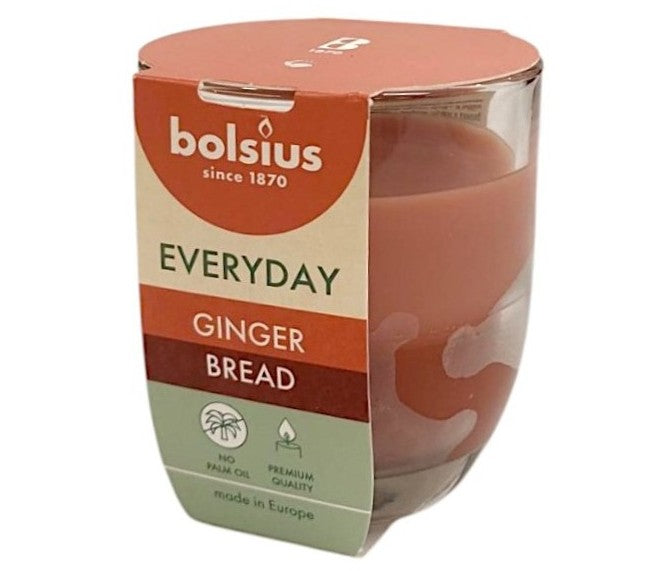Αρωματικό Κερί Σε Ποτήρι 80/70mm Bolsius (Everyday) - Μελόψωμο