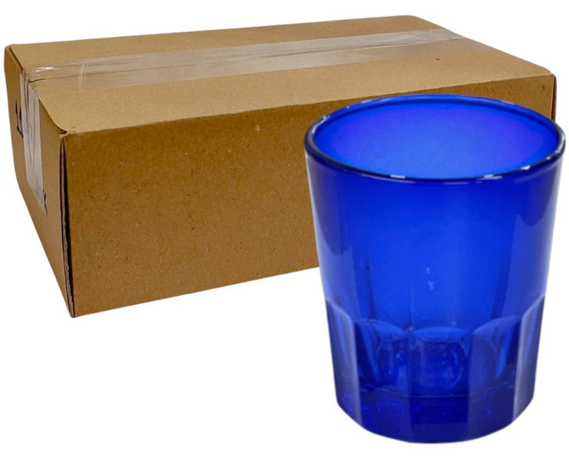 Καντηλόκουπα Γυάλινη Μικρή - Μπλε (THIM1153-BLUE) Κιβώτιο 6Τμχ