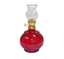 Λάμπα Παραφινέλαιου γυάλινη "Λουλούδι"- (7+ Hμερών) Κόκκινο