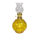 Λάμπα Παραφινέλαιου γυάλινη "Λουλούδι"- (7+ Hμερών) Κίτρινο