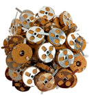 Καντηλήθρα Β' Στρογγυλή Με Φυσικό Φελλό (1001Β) - Συσκευασία 100Τμχ