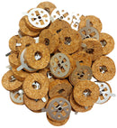 Καντηλήθρα Β' Στρογγυλή Με Συνθετικό Φελλό (1001Α) - Συσκευασία 100Τμχ