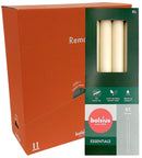 Κεριά  Κηροπηγίου με Φυσικό Vegan Κερί 230/20mm Bolsius 8άδα - Soft Pearl Κιβώτιο 4Τμχ