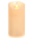 Ηλεκτρικό Κερί Κορμός SUBITO C703 με Κινούμενη Φλόγα 150/75mm - Ιβουάρ (THIM967)