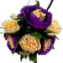 Μπουκέτο Παιώνια 40cm (THIM26037-7) - Μωβ