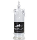 Ηλεκτρικό Κερί Led Cortina με Εφέ Λιωμένο Κερί Συσκευασία 12τμχ