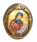 Πασχαλινό Χειροποίητο Αυγό 12/9cm Μικρό -  Σε Διάφορες Απεικονίσεις Αγίων