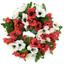 Στεφάνι Ανεμώνη 30cm (ΤΗΙΜ36004) - Πορτοκαλί