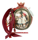 Διακοσμητικό Χριστουγεννιάτικο Χειροποίητο Ρόδι 13/11cm - (ΤΗΙΜ30)