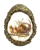 Πασχαλινό Χειροποίητο Αυγό 12/9cm Μικρό -  Σε Διάφορα Σχέδια