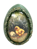 Πασχαλινό Χειροποίητο Αυγό 12/9cm Μικρό -  Σε Διάφορα Σχέδια