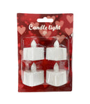 Διακοσμητικό Φωτιστικό Ρεσώ LED (Giftdecor) σε Σχήμα Καρδίας - Σετ 4