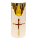 Ηλεκτρικό Κερί CORTINA WF7 - Λευκό Χρυσό