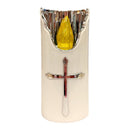 Ηλεκτρικό Κερί CORTINA WF7 - Λευκό Ασημί