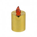 Ηλεκτρικό Κερί SUBITO Golden - Χρυσό με Κόκκινη Φλόγα
