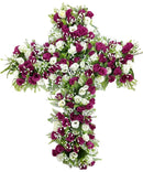 Σταυρός Τριαντάφυλλο 50cm (36022) - Μπορντό