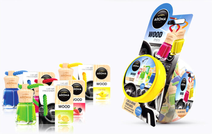 Αρωματικό Αυτοκινήτου AROMA Wood Mini 4ml - Ωκεανός