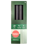 Κεριά  Κηροπηγίου με Φυσικό Vegan Κερί 230/20mm Bolsius 8άδα - Stormy Grey Κιβώτιο 4Τμχ