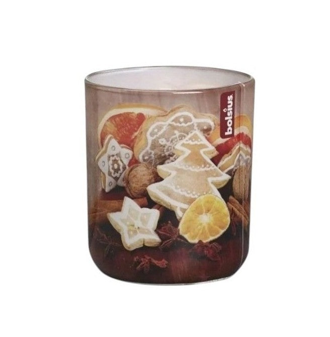 Αρωματικό Κερί σε Ποτήρι 82/68mm Bolsius XMAS - Vanilla