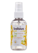 Αρωματικό Σπρέι Χώρου 75ml Bolsius True Moods - Feel Happy Μάνγκο και Περγαμόντο Κιβώτιο 8Τμχ