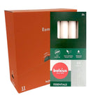 Κεριά  Κηροπηγίου με Φυσικό Vegan Κερί 170/20mm Bolsius 8άδα - Cloudy White Κιβώτιο 4Τμχ