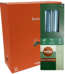 Κεριά Κωνικά Κηροπηγίου με Φυσικό Vegan Κερί 245/24mm Bolsius 4άδα - Σιέλ Μεταλιζέ Κιβώτιο 8Τμχ