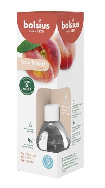 Αρωματιστής Χώρου 60ml Bolsius True Scents - Ροδάκινο