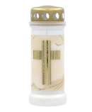 Κερί Διαρκείας Bolsius 4 Hμερών με Καπάκι -  Σταυρός (Κιβώτιο 12τμχ)