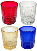 Καντηλόκουπα Γυάλινη Μικρή - Διάφορα Χρώματα (THIM1153-IN VARIOUS COLORS) Κιβώτιο 6Τμχ